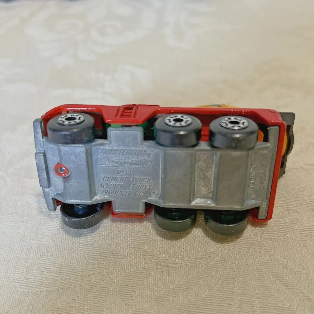Vintage Matchbox Superfast Diecast Lot 4 Lesney England Tractor Cement Dump Trk